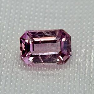 Natural Pink Spinel Octagn StepCut 0.78CT Untreated GFCOCertified Loose Gemstone